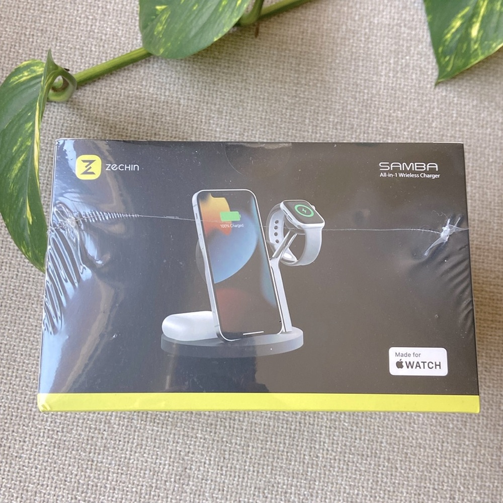 NWT Zechin | Samba All-in-1 Wireless Charger (For iphone + Apple Watch)